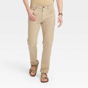 Goodfellow & Co -  Men's Mid Rise Slim Fit Leg Full J Flaxseed